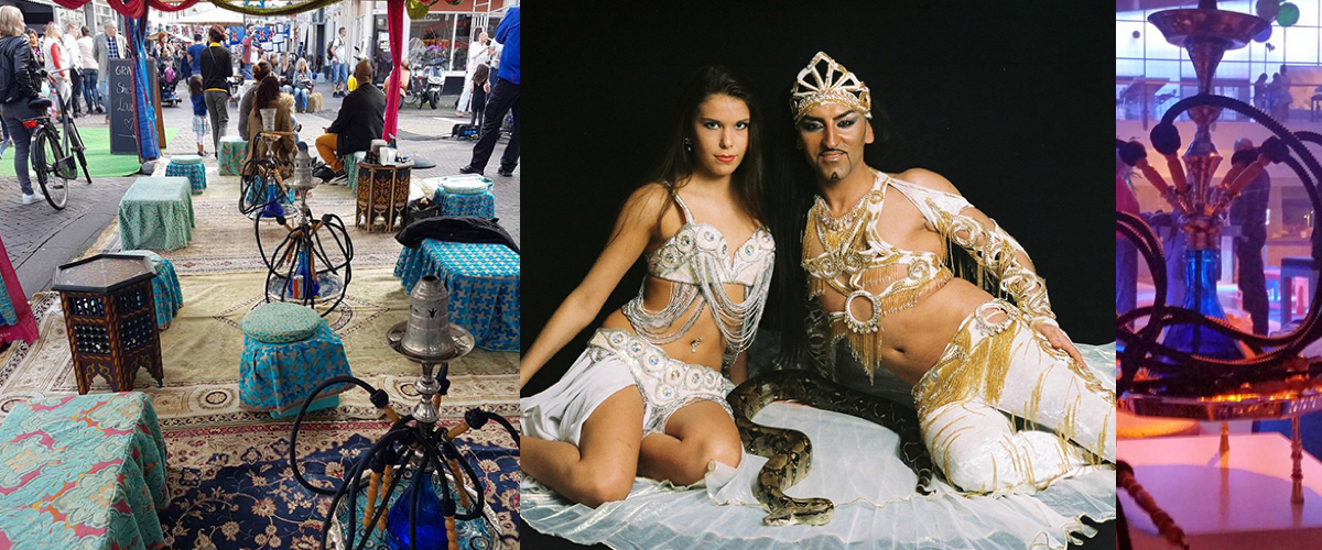 Een feest met een Aladdin Thema